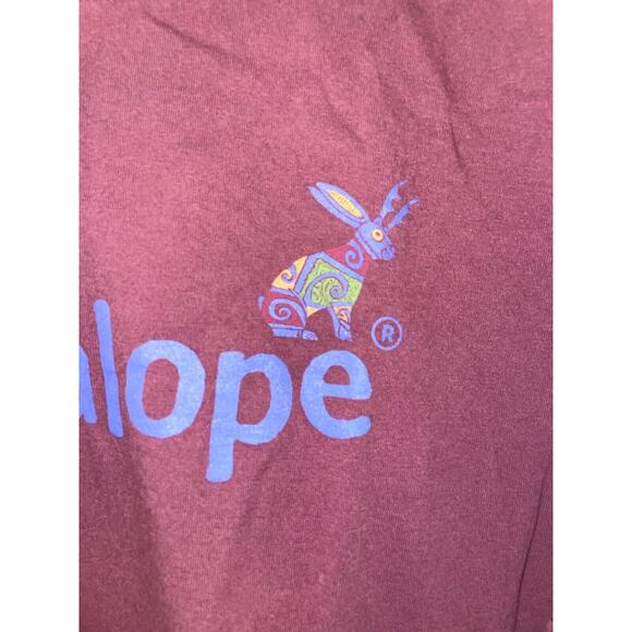 Vintage Jackalope Shirt Santa Fe NM New Mexico Graphic Purple Tee 90s Gildan XL - Picture 3 of 8